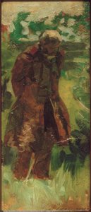 Portret van een man door Jacek Malczewski